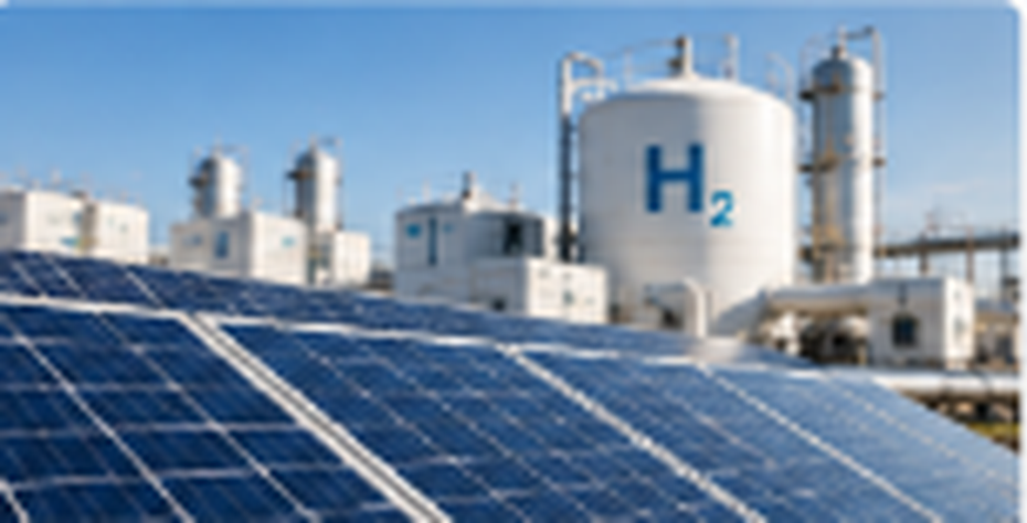 Generación de energía solar y producción de hidrógeno